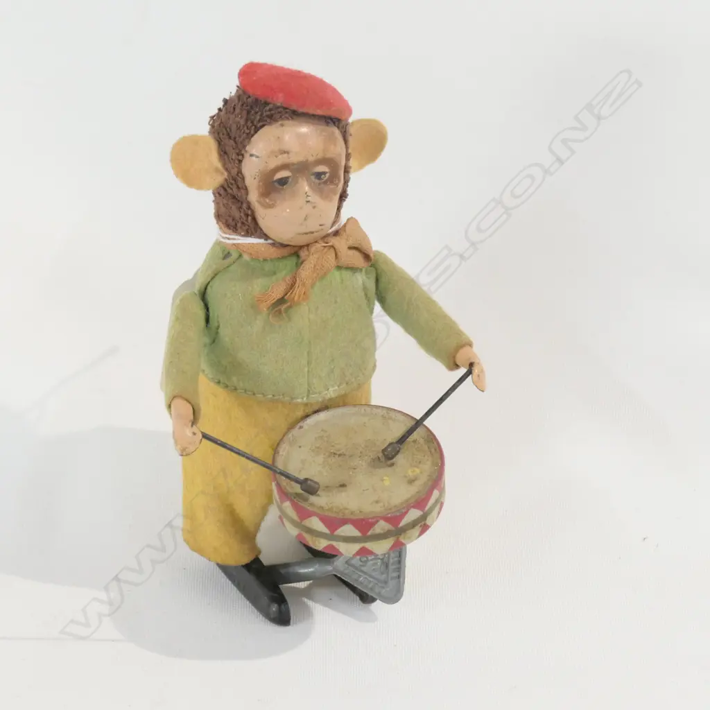 TRIANG MONKEY W/DRUM H. 110MM Image 1++