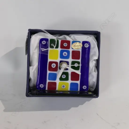 MURANO ART GLASS CLOCK H. 95MM