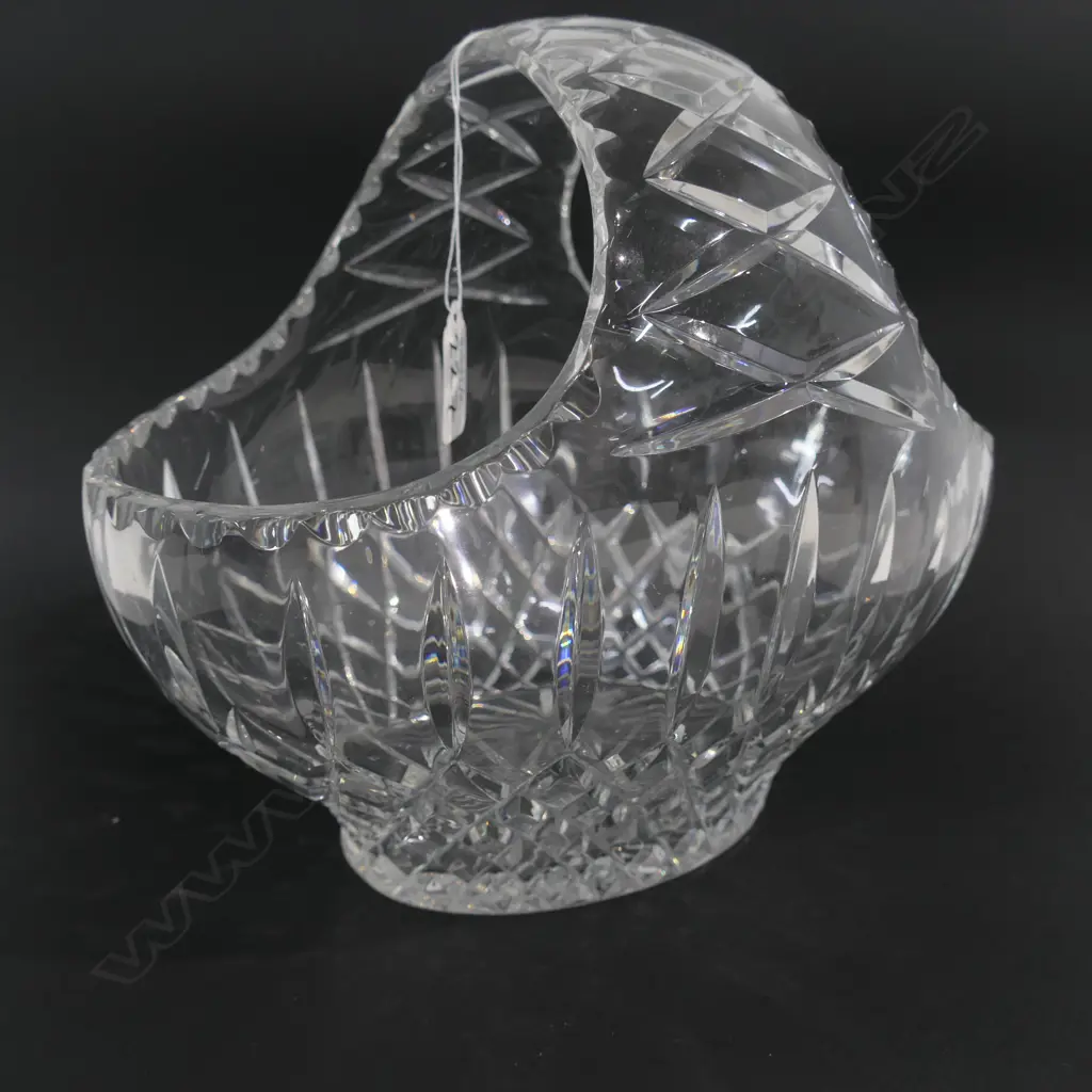 LARGE CRYSTAL BASKET H 220 MM Image 1++
