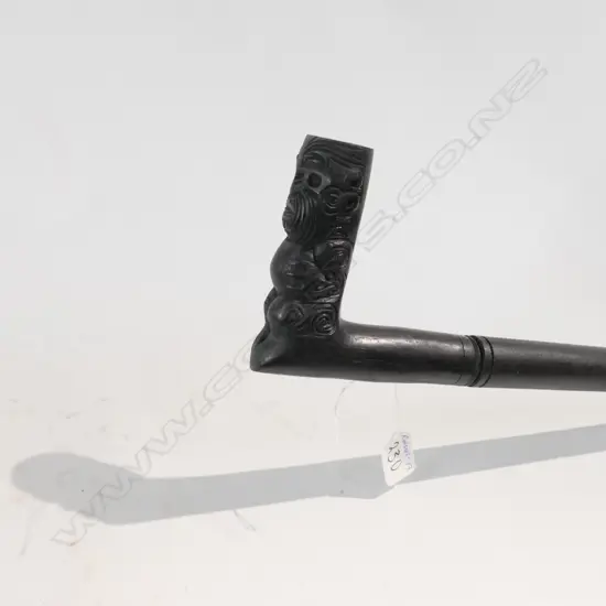 MAORI CARVED HANDLE WALKING STICK