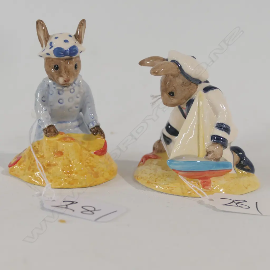 ROYAL DOULTON BUNNYKINS SEASIDE & SAILOR Image 1++