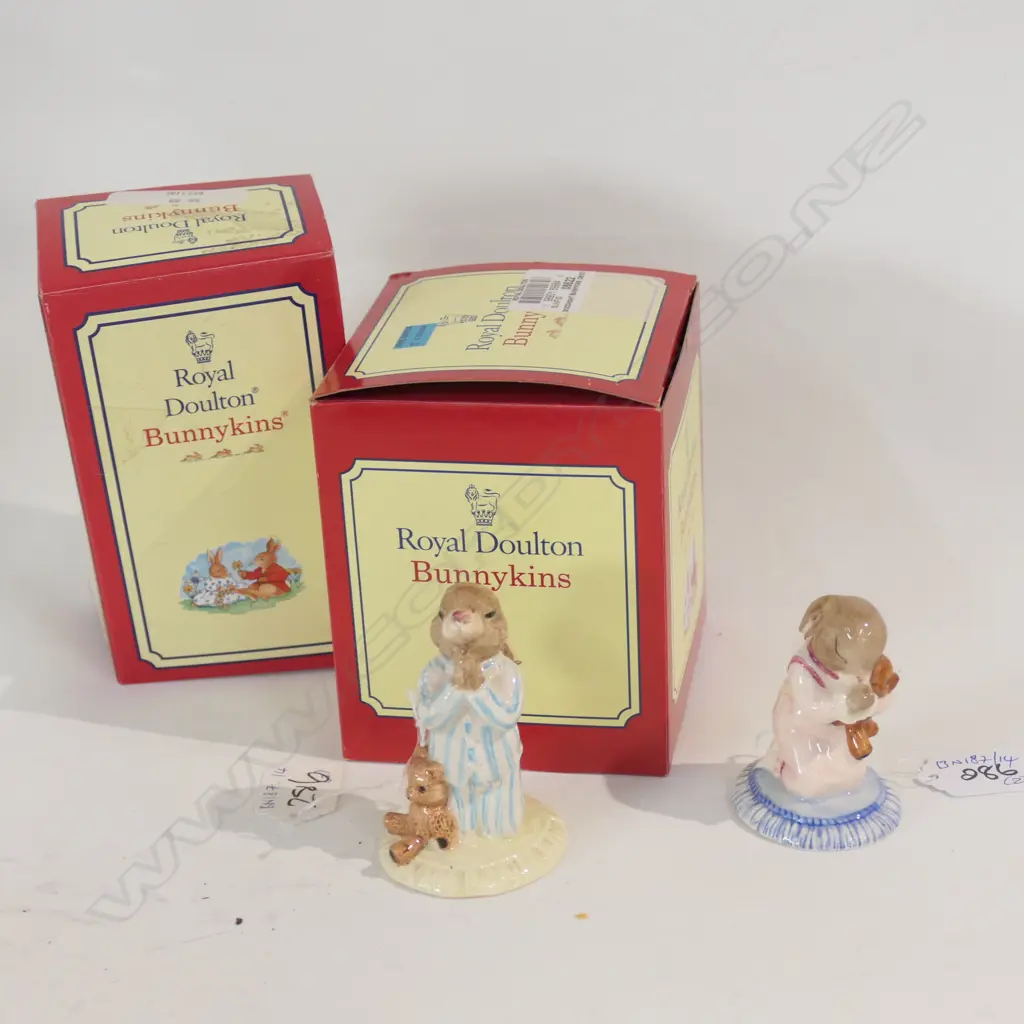 ROYAL DOULTON BUNNYKINS BEDTIME & GOODNIGHT Image 1++