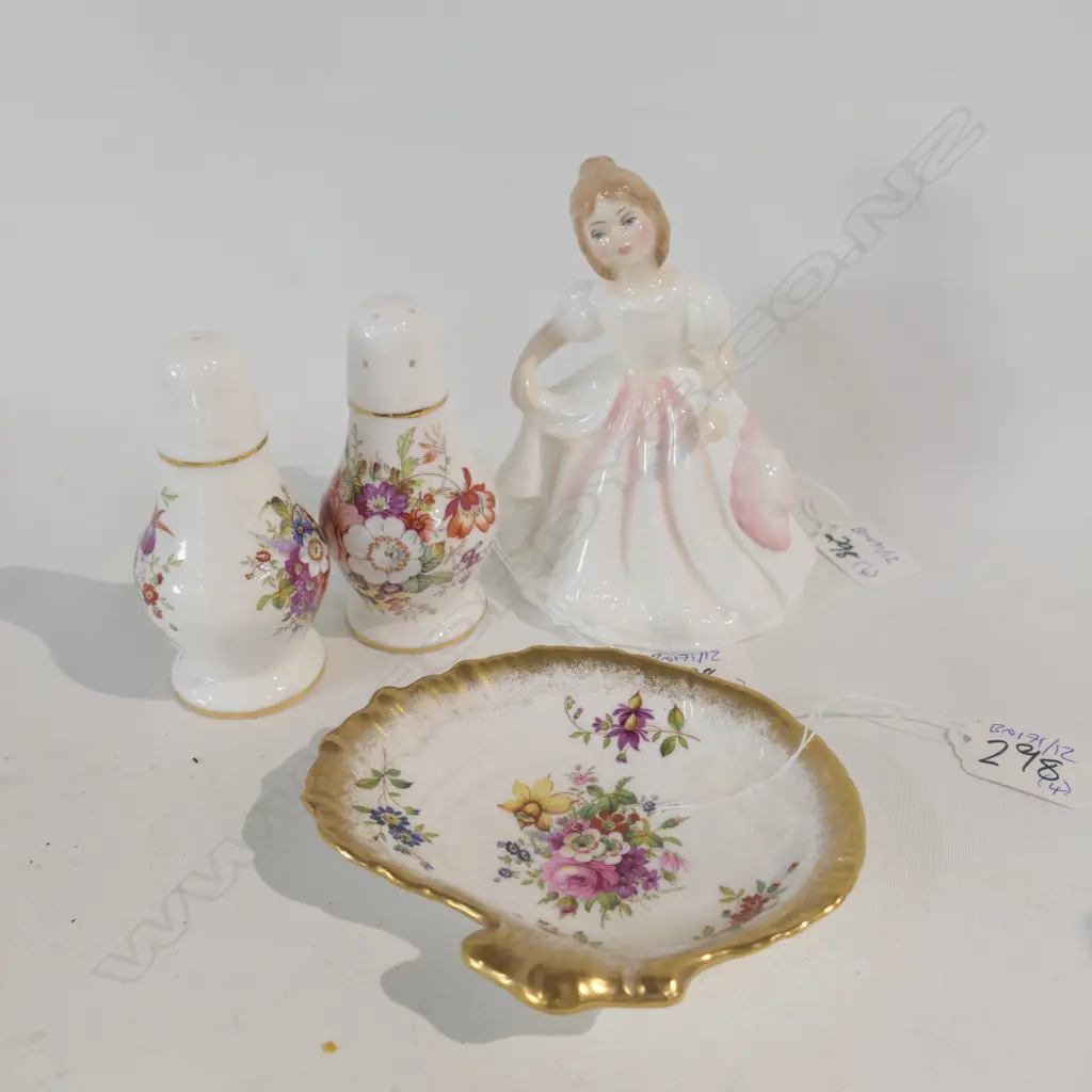 R/DOULTON FIGURE AMANDA / HAMMERSLEY DISH + CONDIMENTS Image 1++