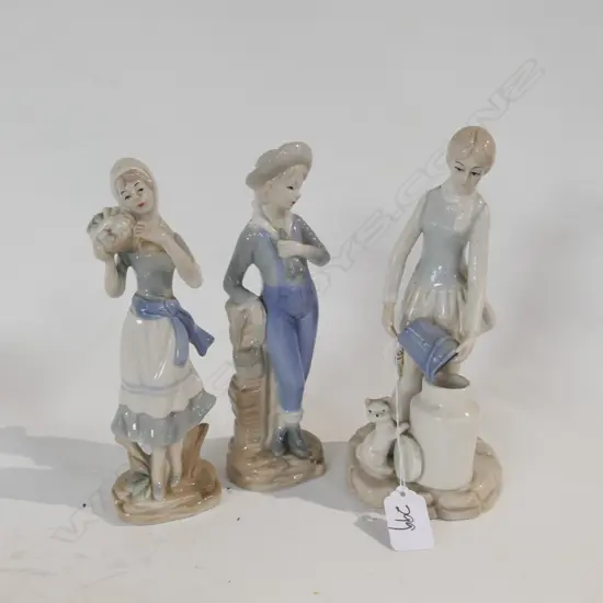 3 KANLEY FIGURINES 