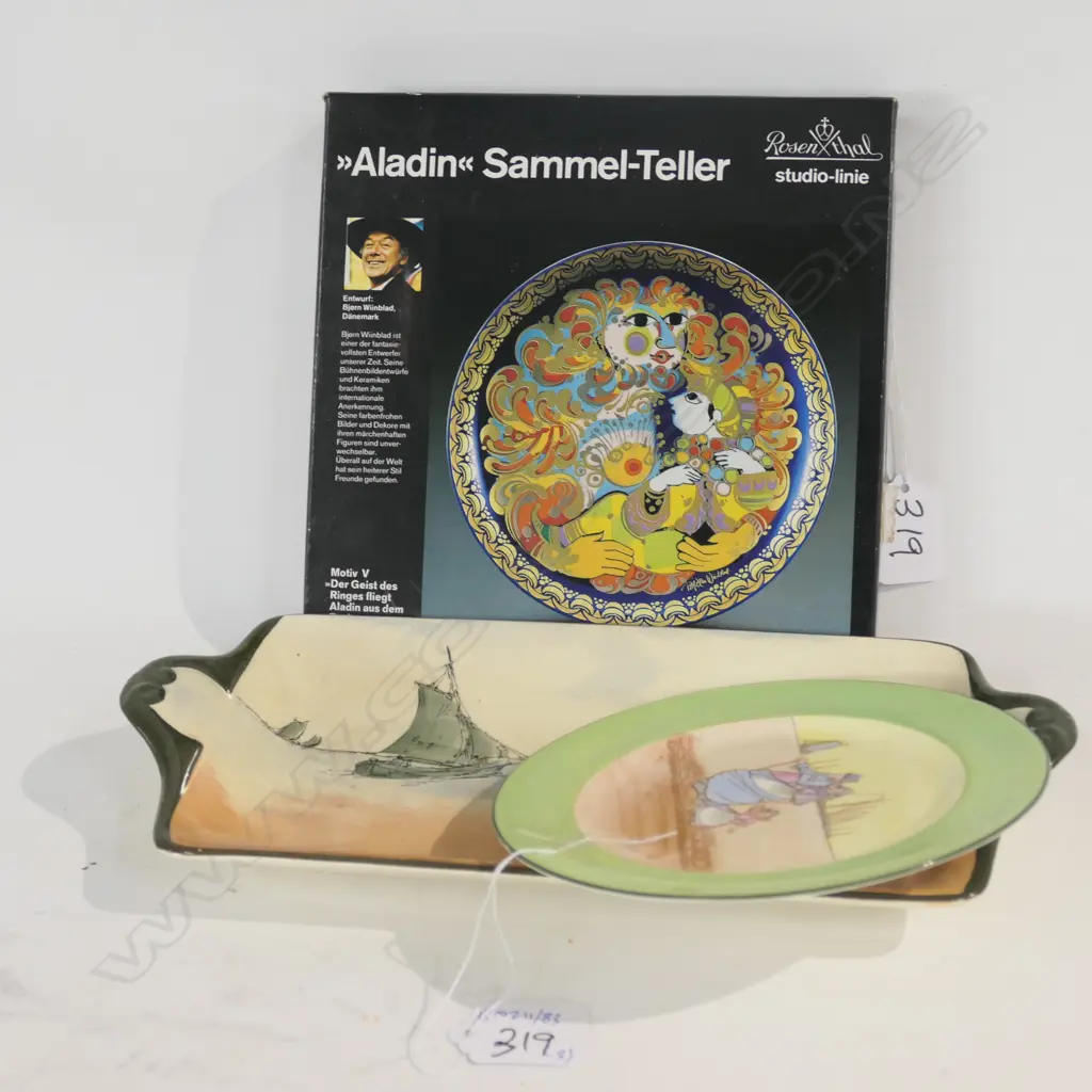 ROSENTHAL PLATE + 2 R/DOULTON PLATES Image 1++