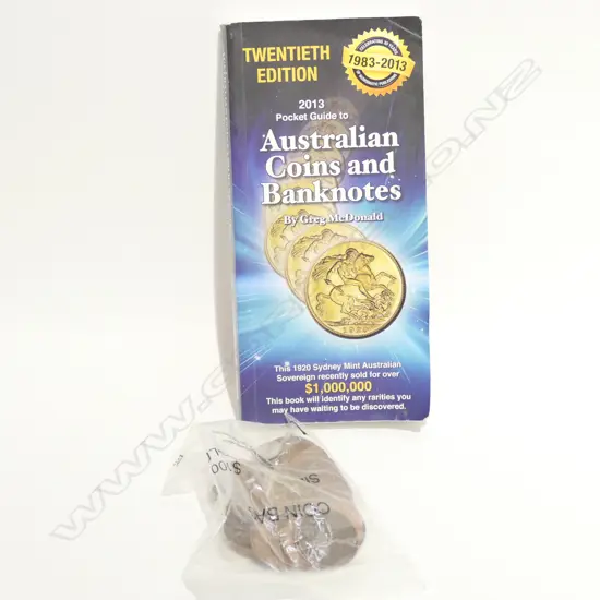 ASST AUSTRALIAN PENNIES +POCKET GUIDE 1983-2013