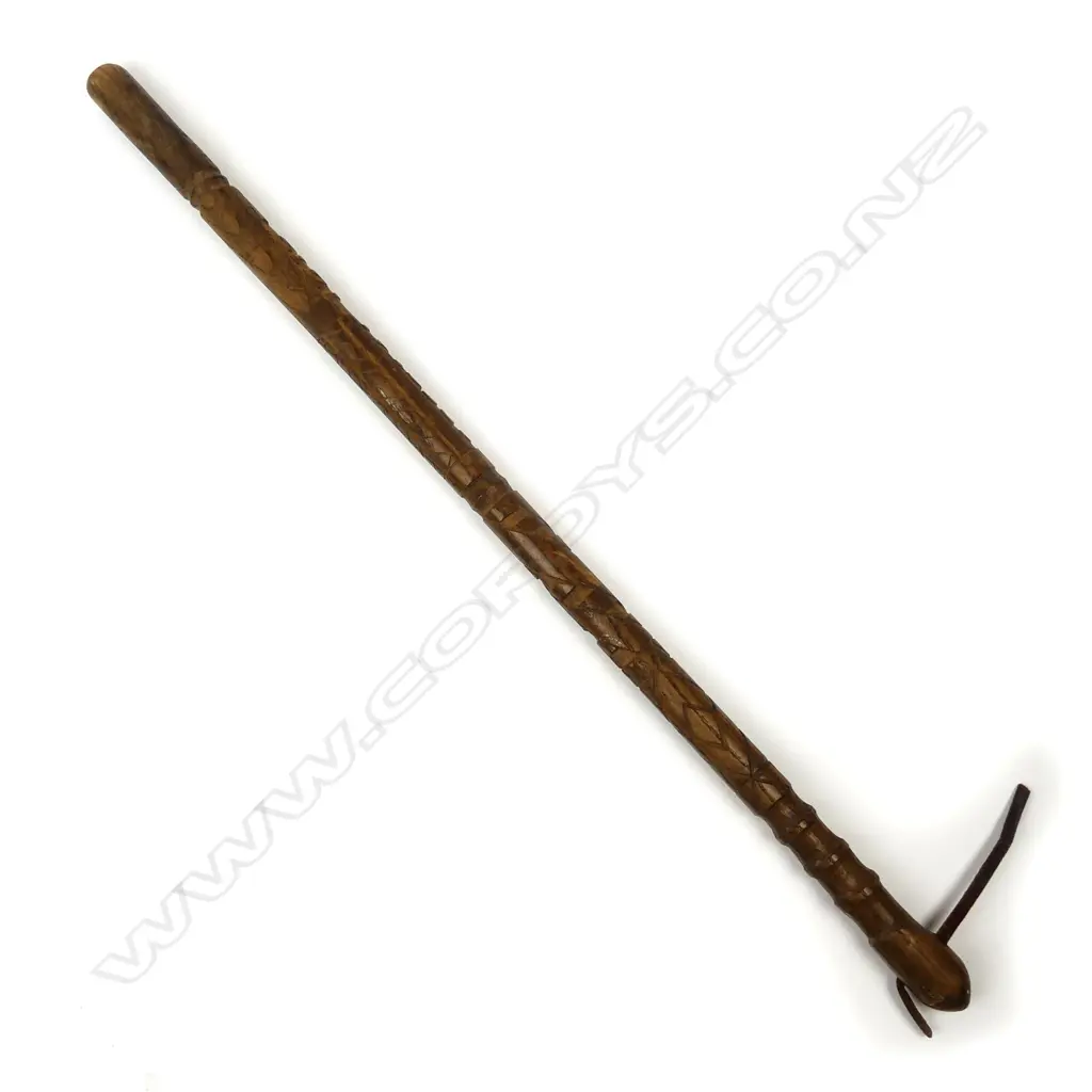 A teak truncheon from the 1913 Great Strike Image 1++