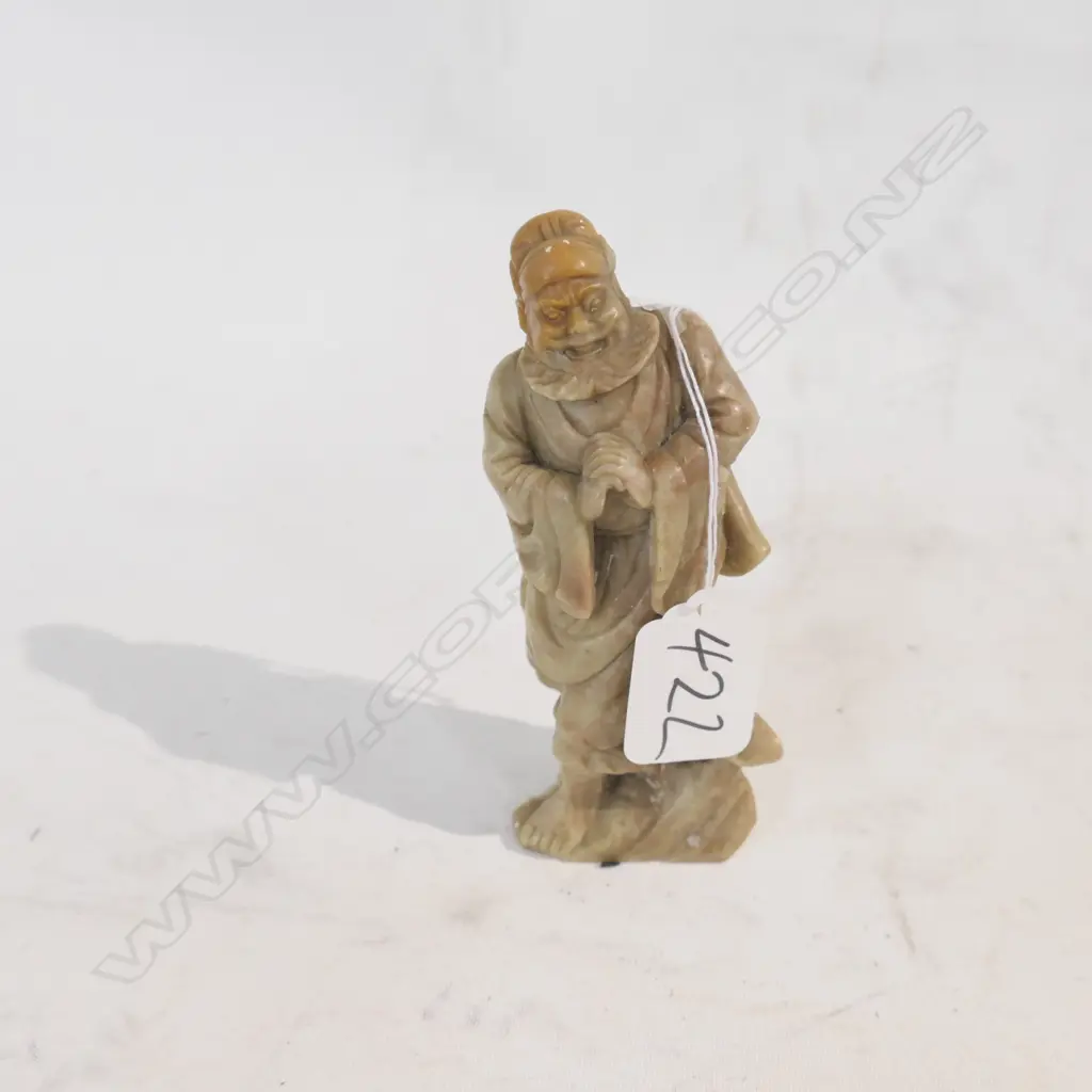 CHINESE SOAPSTONE FIGURE 120MM Image 1++