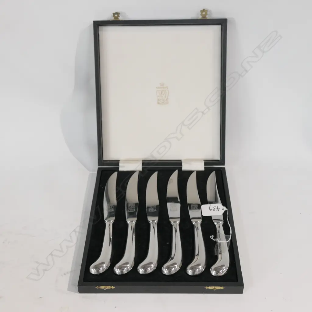 BOXED KIRK AND MATZ PISTOL GRIP STEAK KNIVES Image 1++