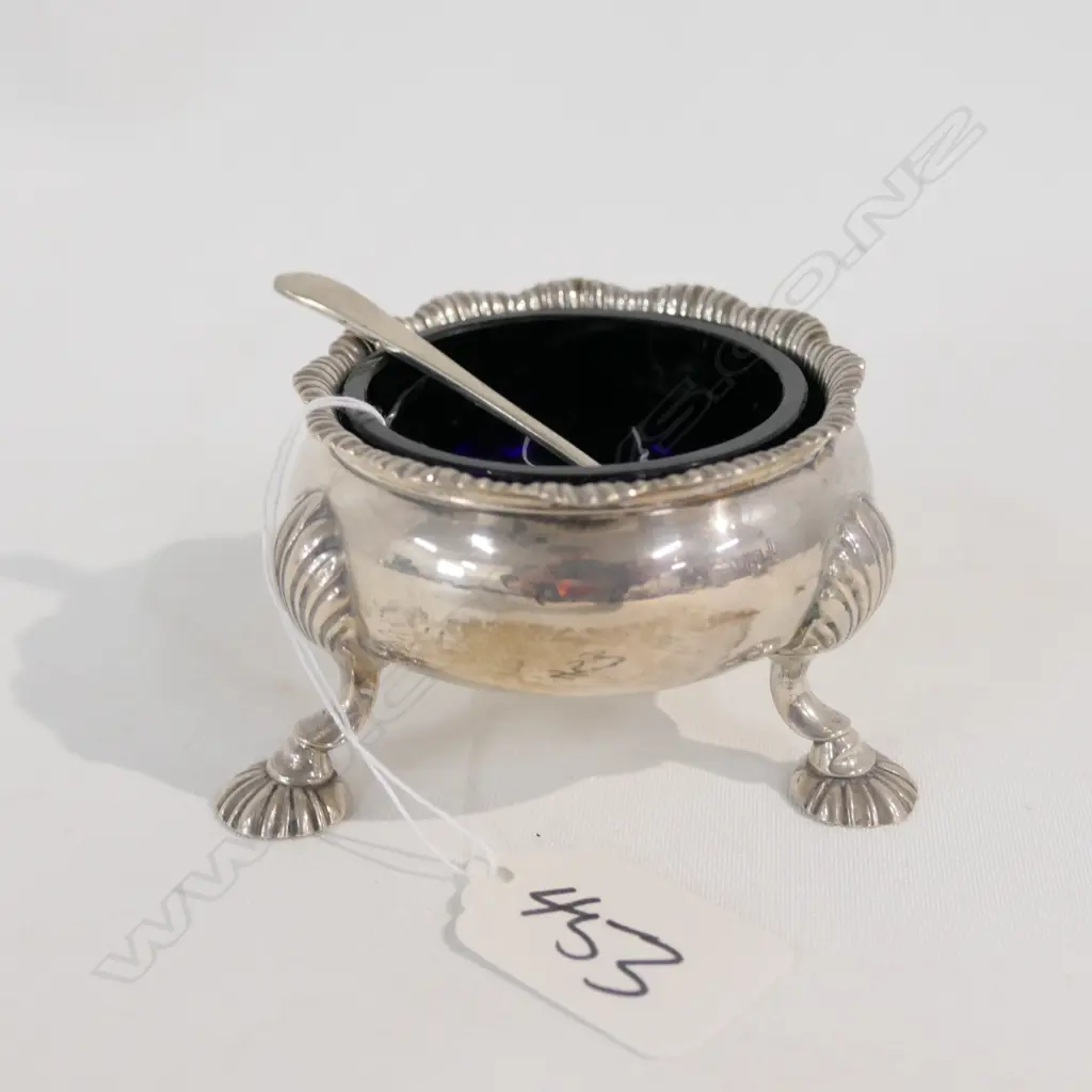 STG SILVER SALT AND SPOON, 89.5 GRMS Image 1++