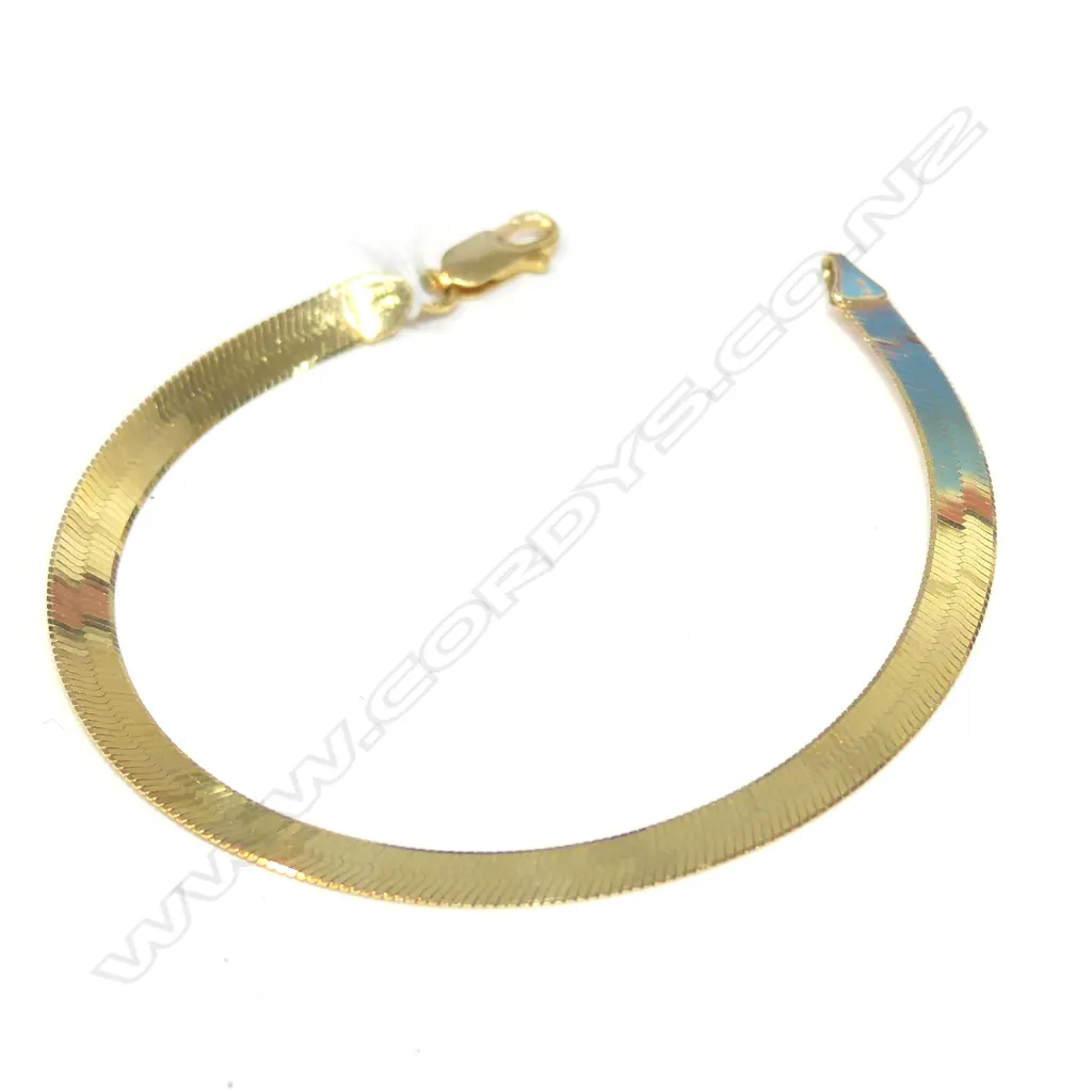 14CT Y/G MESH BRACELET, 4.7 GRAMS Image 1++