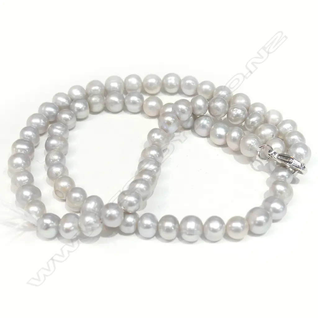 GREY TAHITIAN PEARL NECKLACE Image 1++