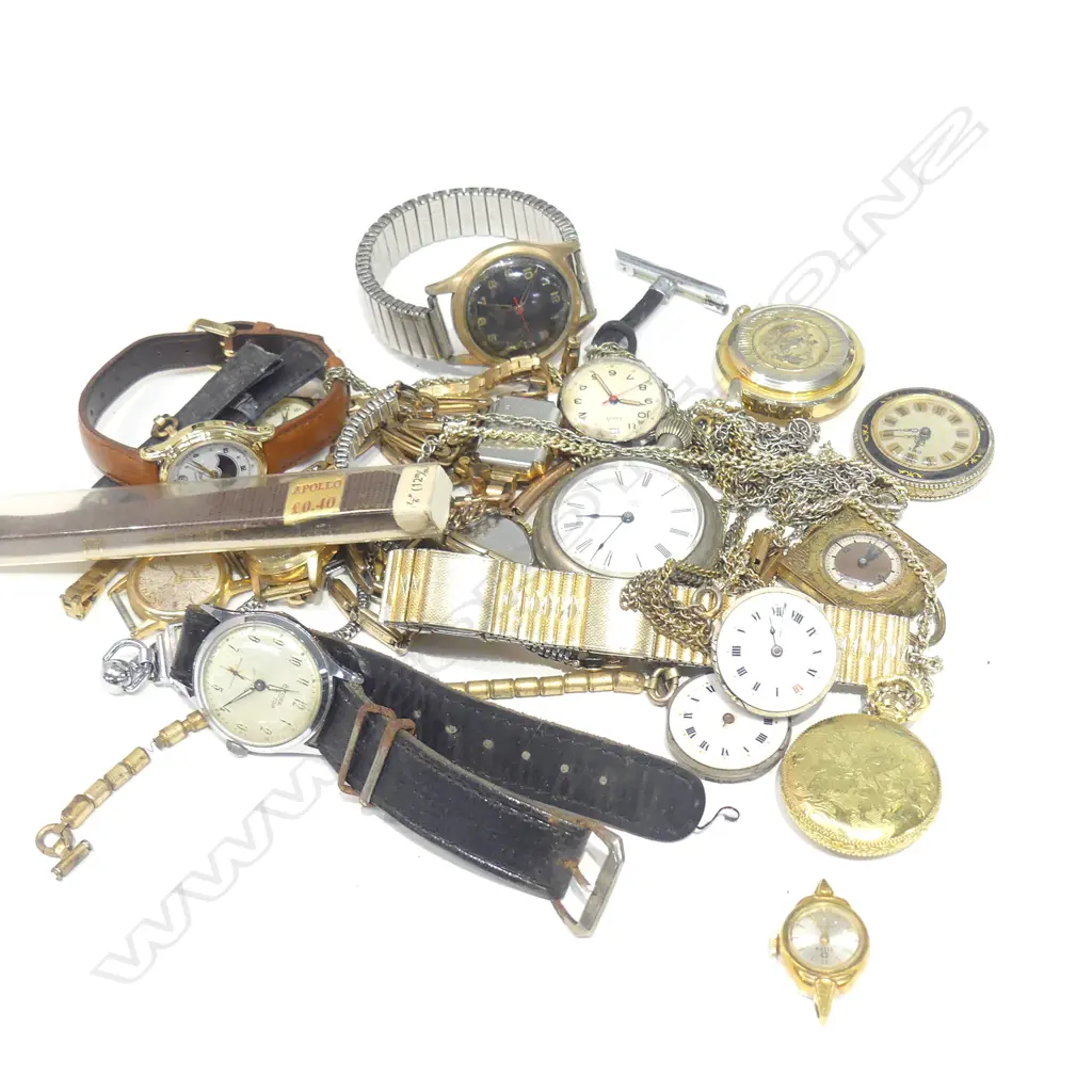 BAG OF LADY'S & GENT'S OLD WATCHES Image 1++