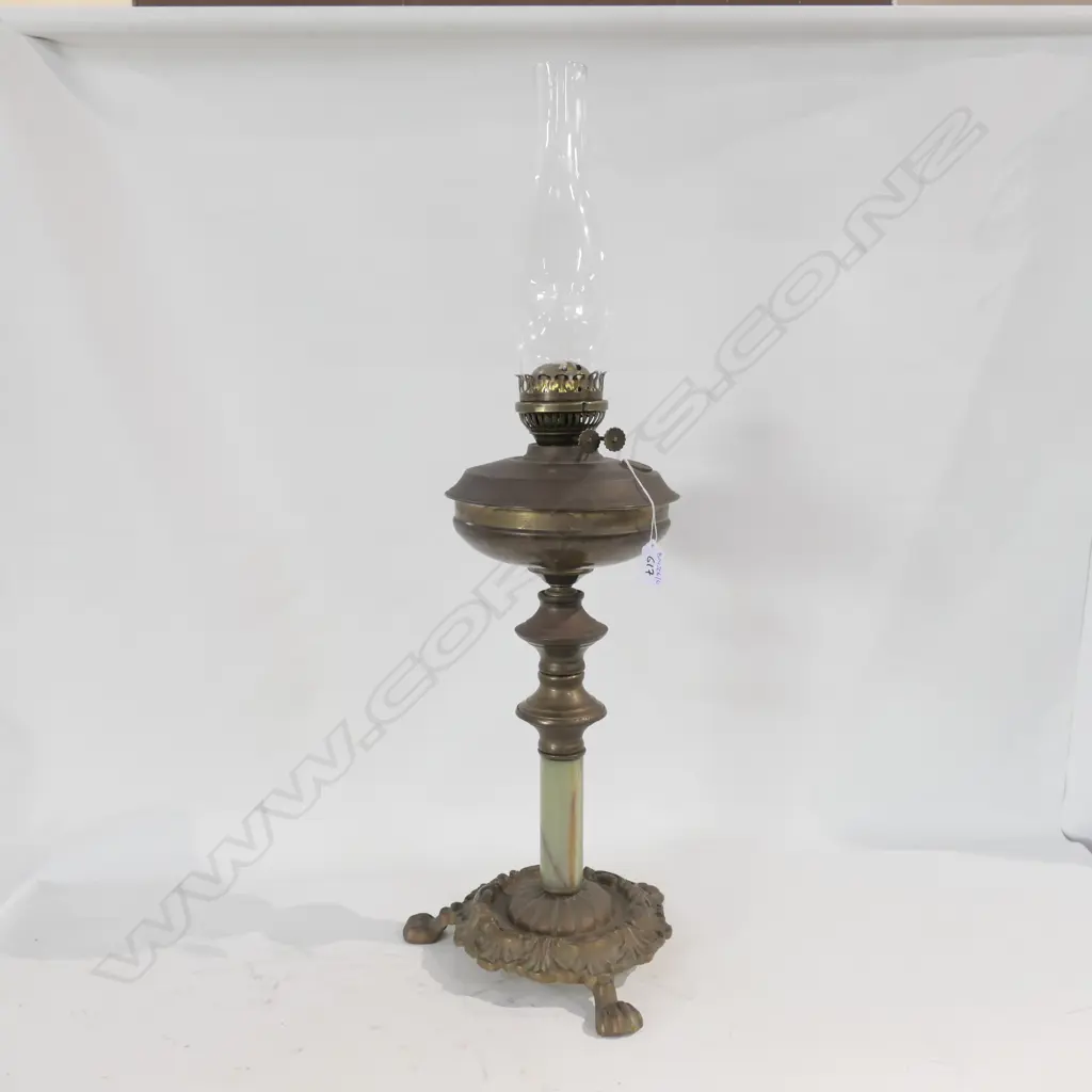 MARBLE BASE OIL LAMP 740MM H Image 1++