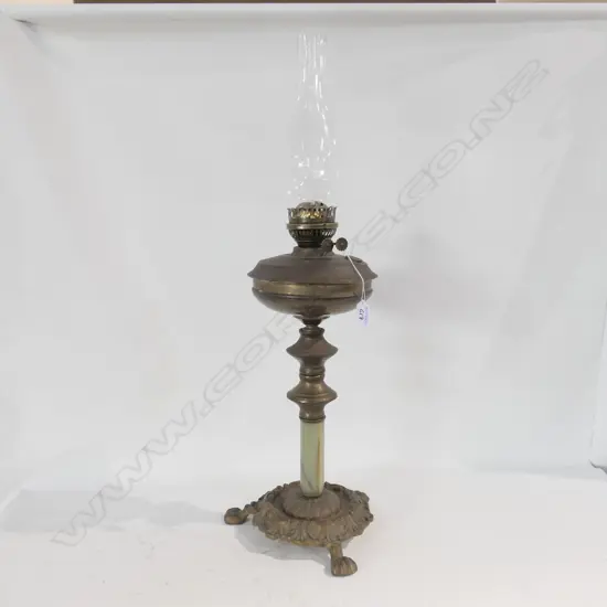 MARBLE BASE OIL LAMP 740MM H
