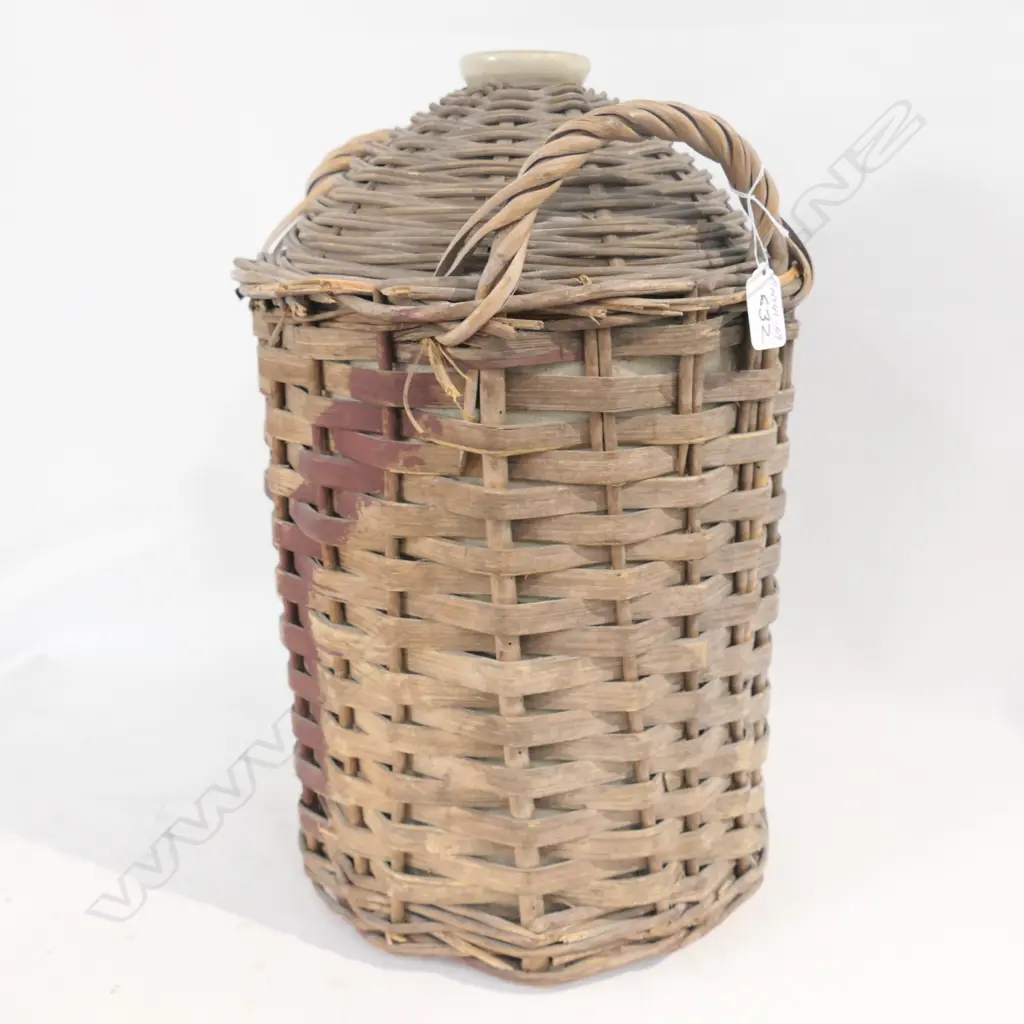 OLD STONE CROCK CANE BOUND Image 1++