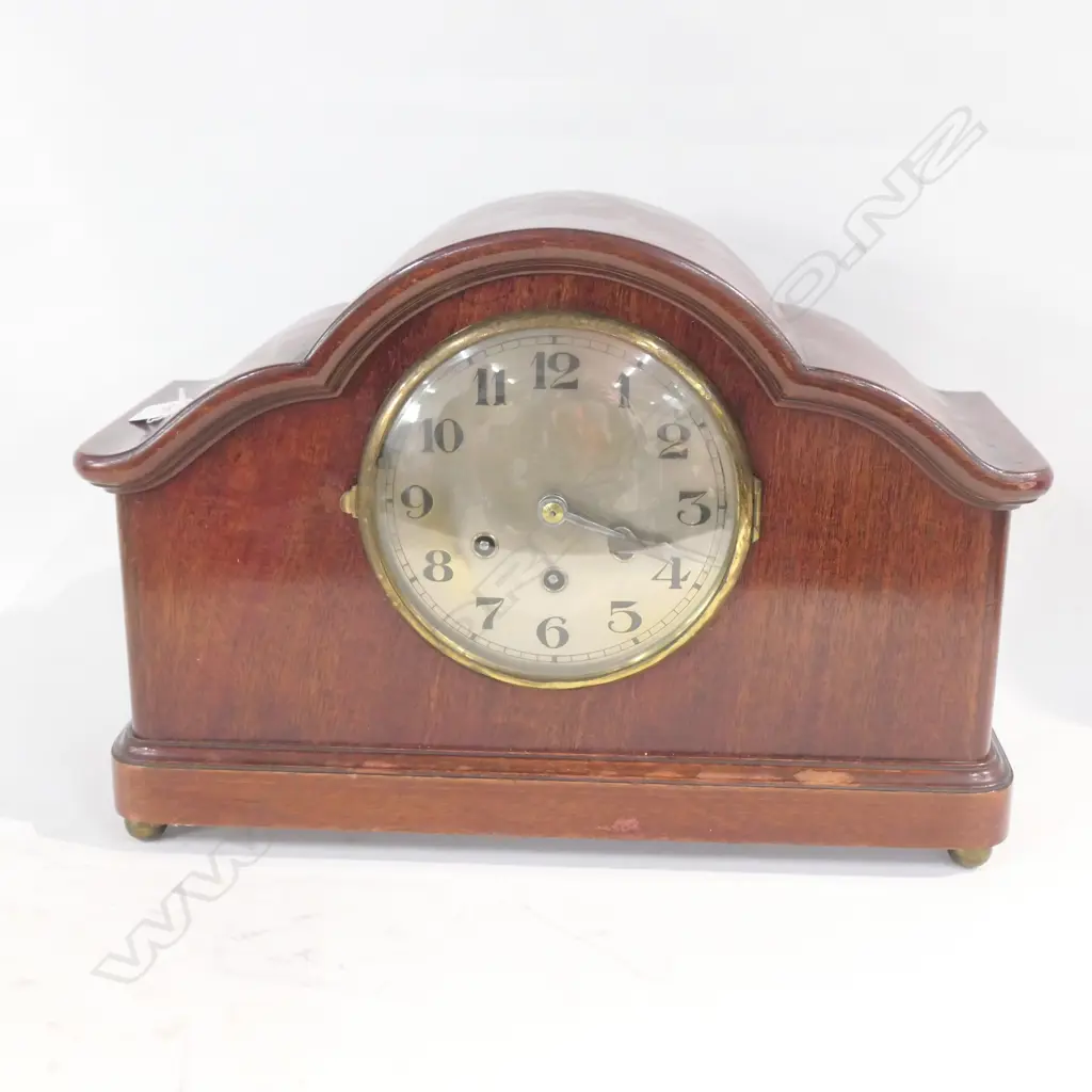 EDWARDIAN MANTEL CLOCK Image 1++