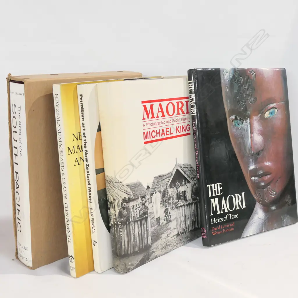 5 REFERENCE BOOKS - MAORI & PACIFIC ART Image 1++