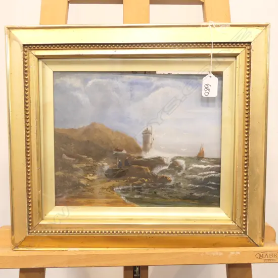 OIL ON CARD ISLE OF ARRAN UN SIGNED