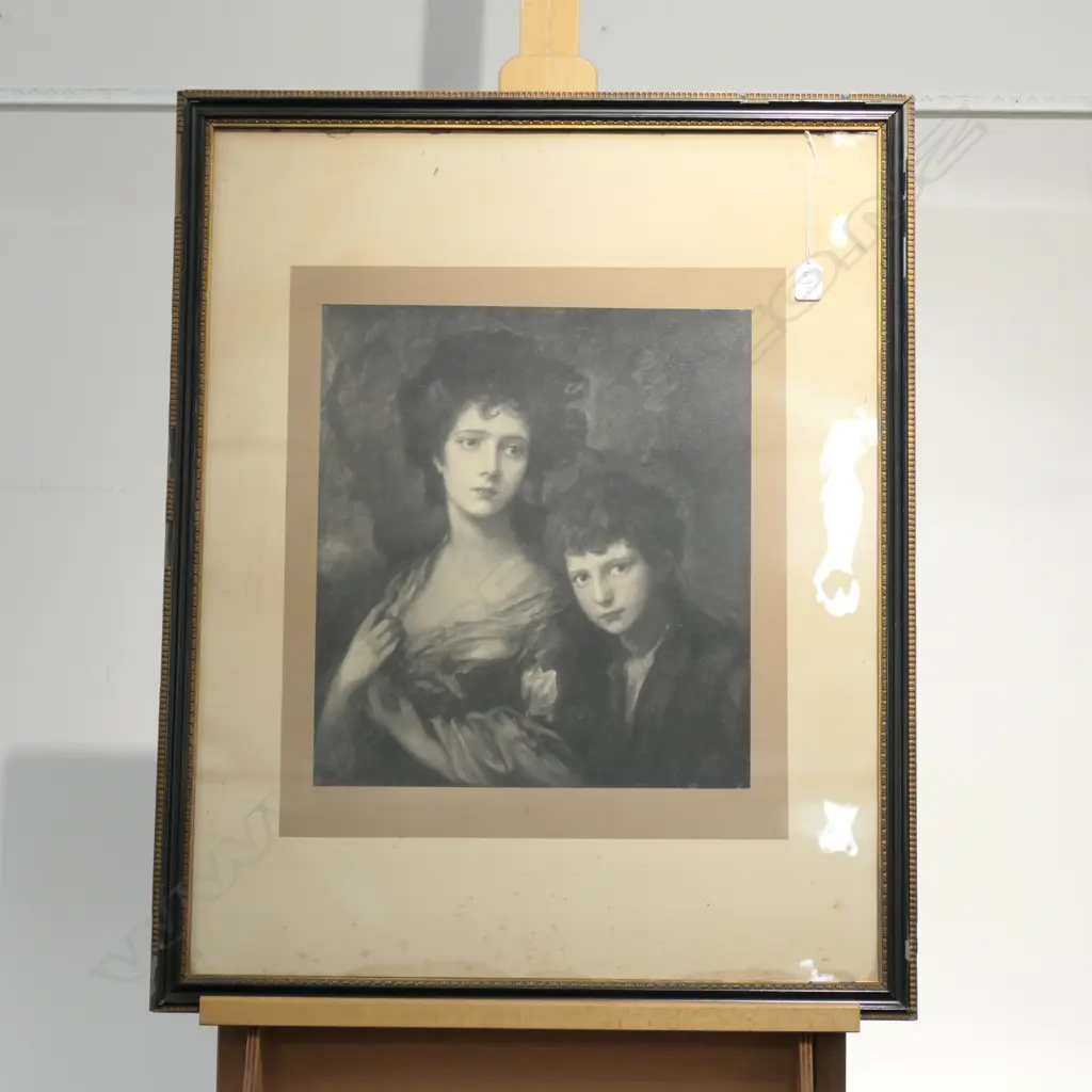 GAINSBOROUGH PRINT 'MISS LINLEY & HER BROTHER' Image 1++