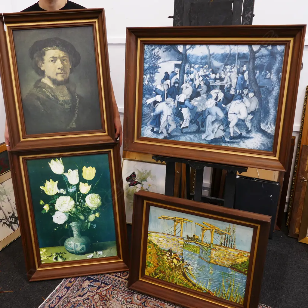 4 FRAMED PRINTS 1170 X 740 MM Image 1++