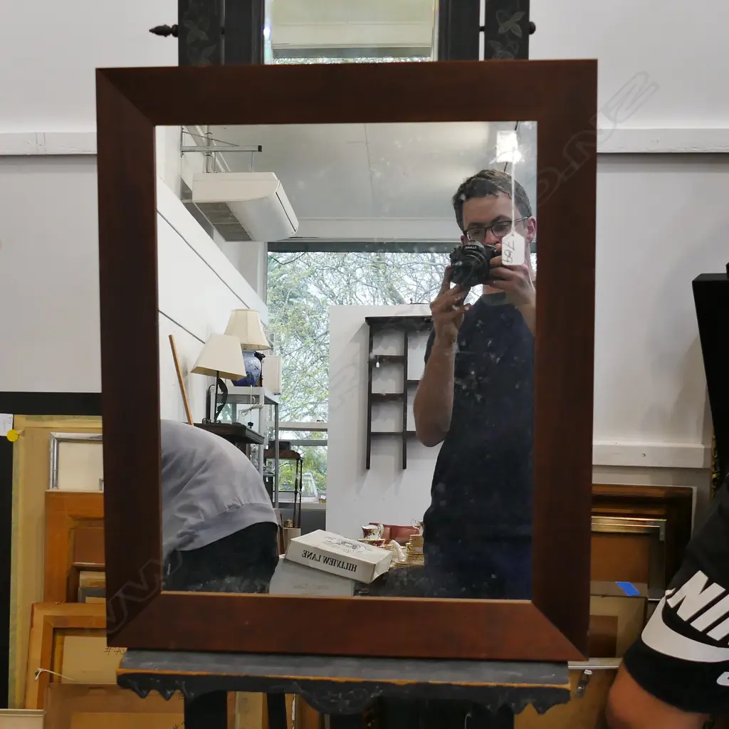 WOODEN FRAMED MIRROR H670 MM Image 1++