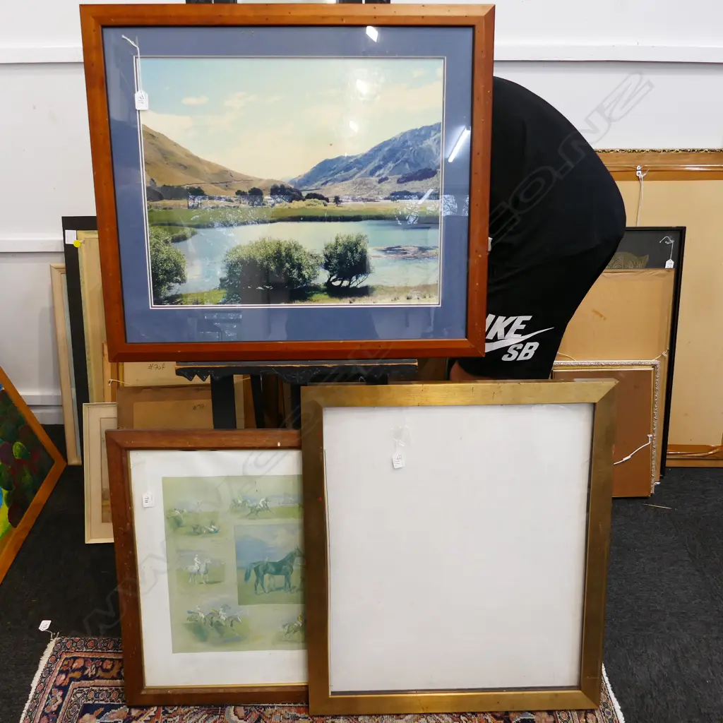 FRAME/HUNTING PRINT+LANDSCAPE PHOTO Image 1++