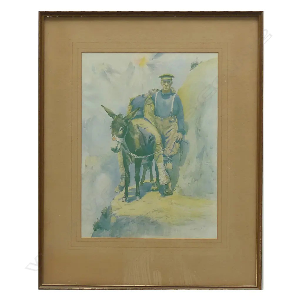 An original production colour lithograph 'Heroes of the Red Cross Image 1++