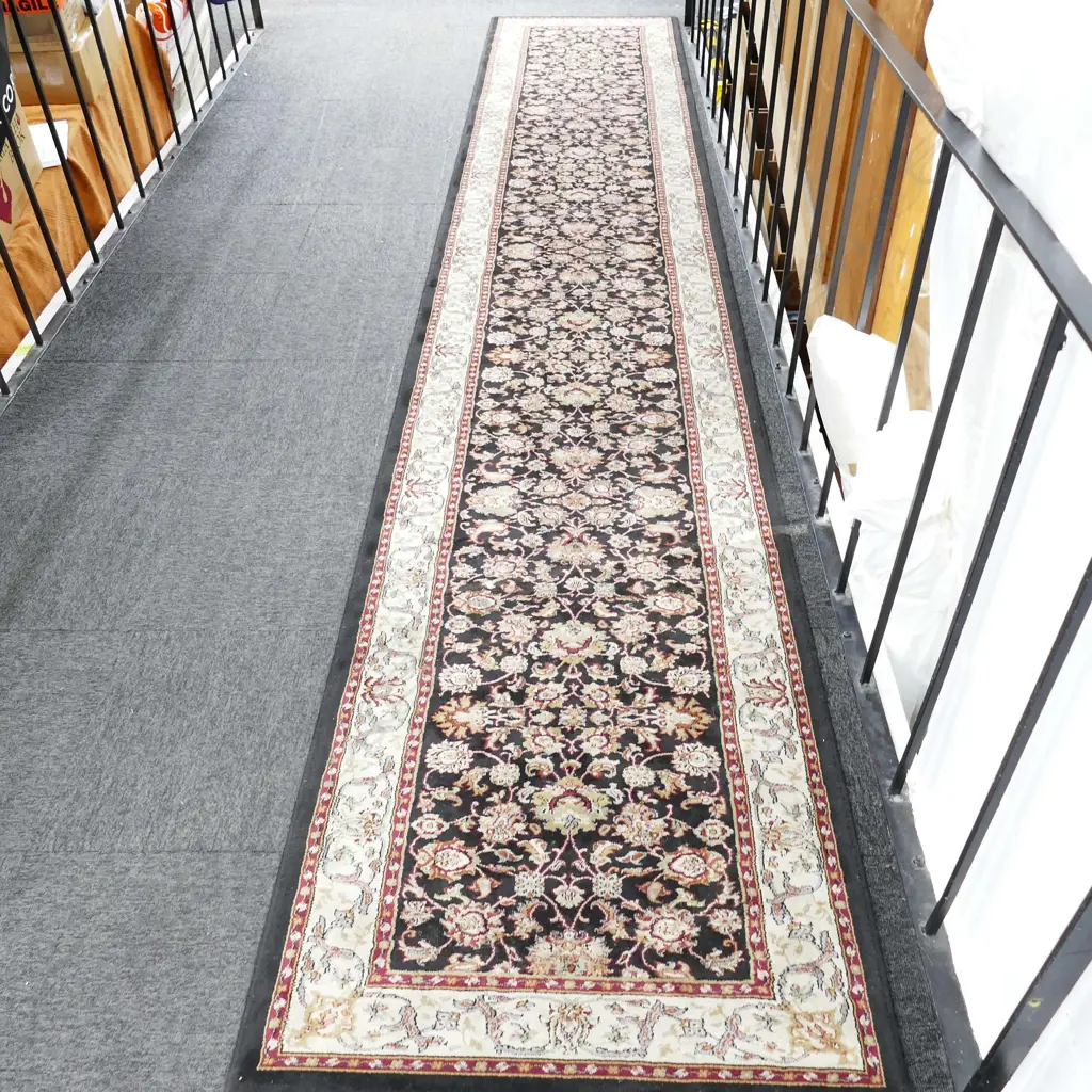 MACHINE WOVEN TURKISH KASHAN RUNNER 800 X 5000MM  Image 1++