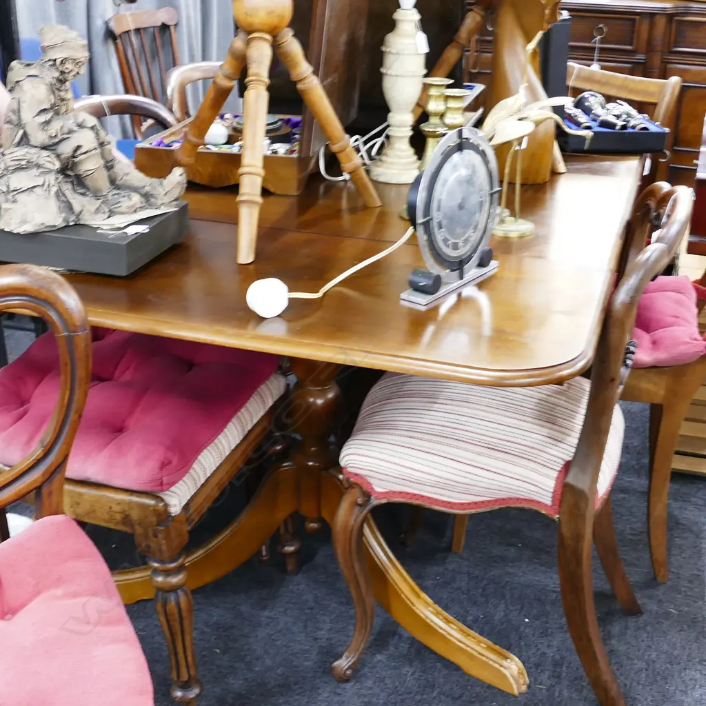 MAHOGANY DROP SIDE TABLE Image 1++