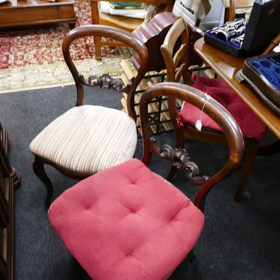 2 VICT DINING CHAIRS