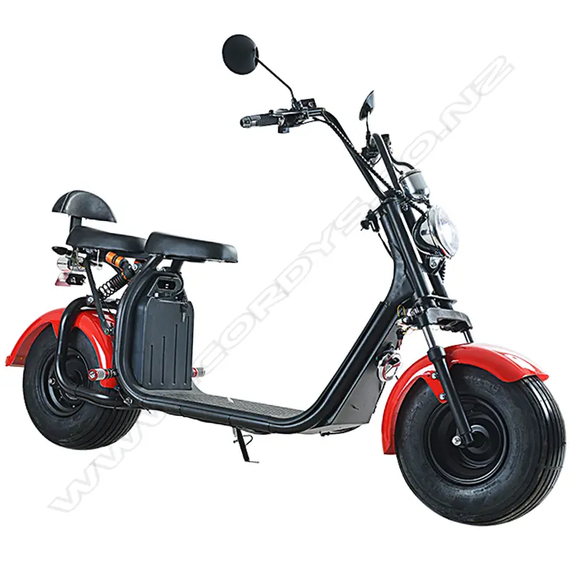 RED ELECTRIC BICYCLE SCOOTER AS NEW Image 1++