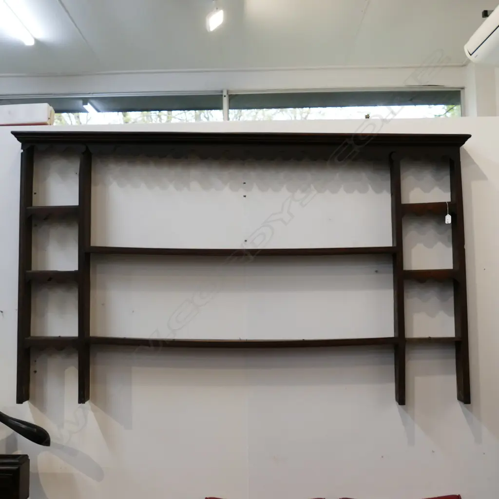 GEORGIAN OAK DRESSER BACK  (HAS BORER) Image 1++
