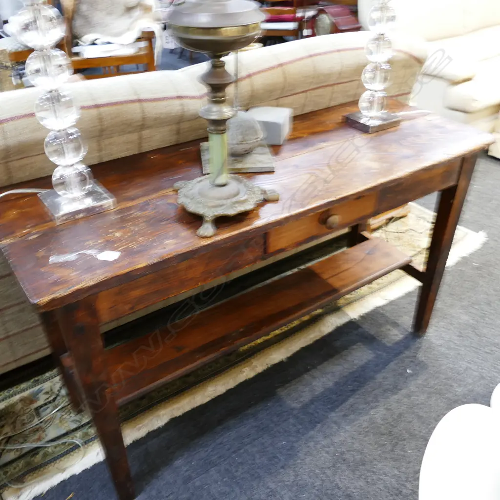 19THC COUNTRY PINE DRESSER AF L.1305MM D.500MM H.770MM Image 1++