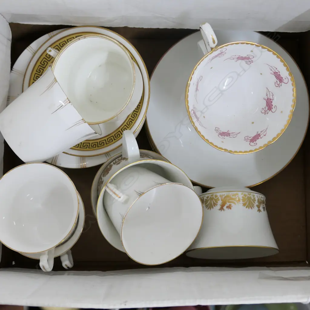 ASST. WHITE CHINA TEACUPS Image 1++