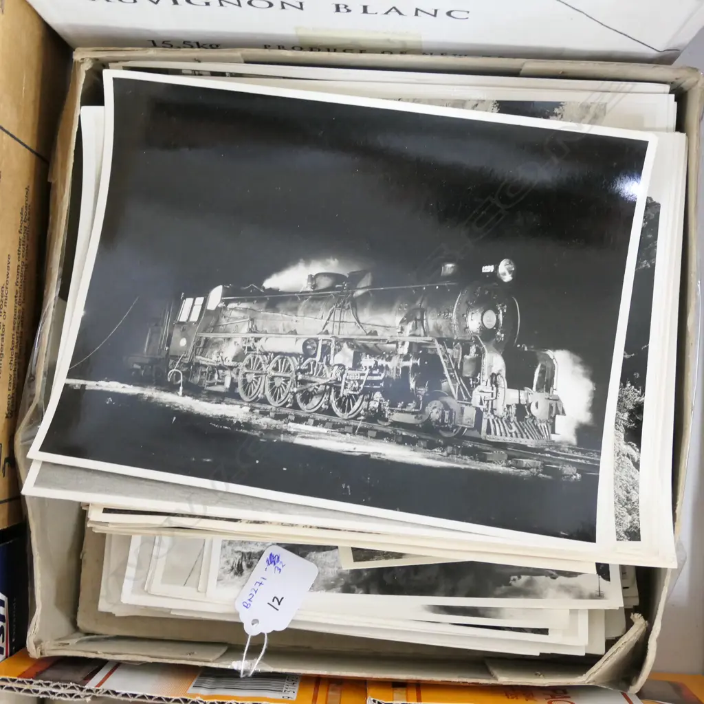COLLECTION LARGE FORMAT PHOTOGRAPHS - TRAINS ETC Image 1++