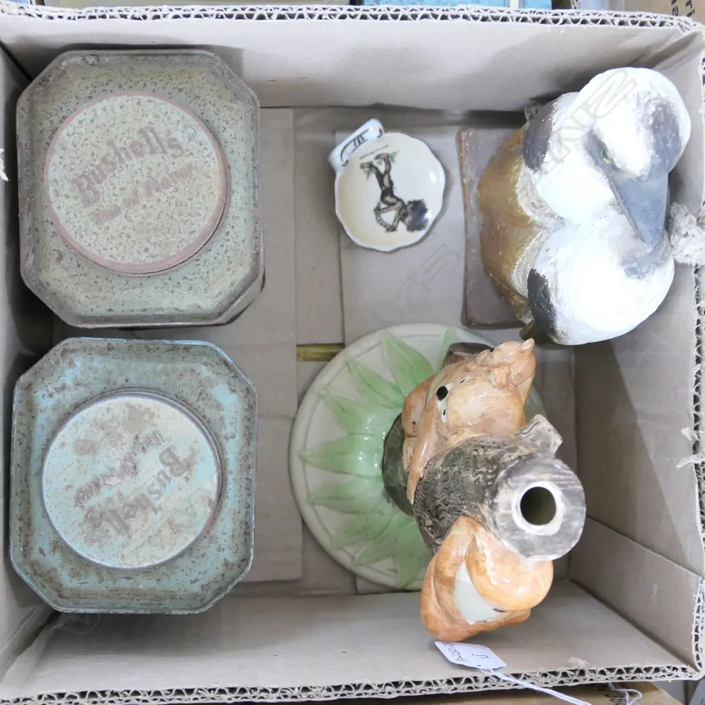 LOT ASST AUSTRALIAN SOUVENIR-WARE - TINS / CERAMICS ETC Image 1++