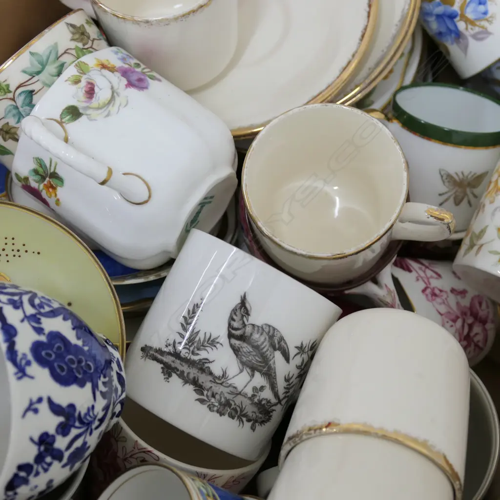 LOT ASST DEMITASSE CUPS/SAUVERS - DOULTON / BURLEIGHWARE ETC Image 1++