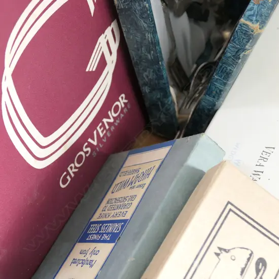 LOT ASST BOXED EP CUTLERY ETC