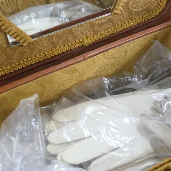 MAKE UP BAG + ASST GLOVES