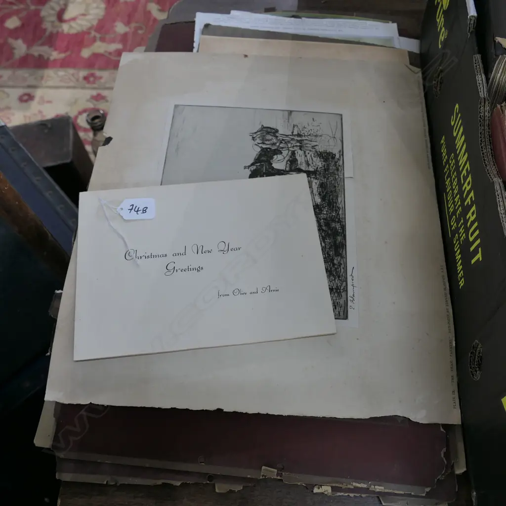 COLLECTION OF UNFRAMED PRINTS. Image 1++