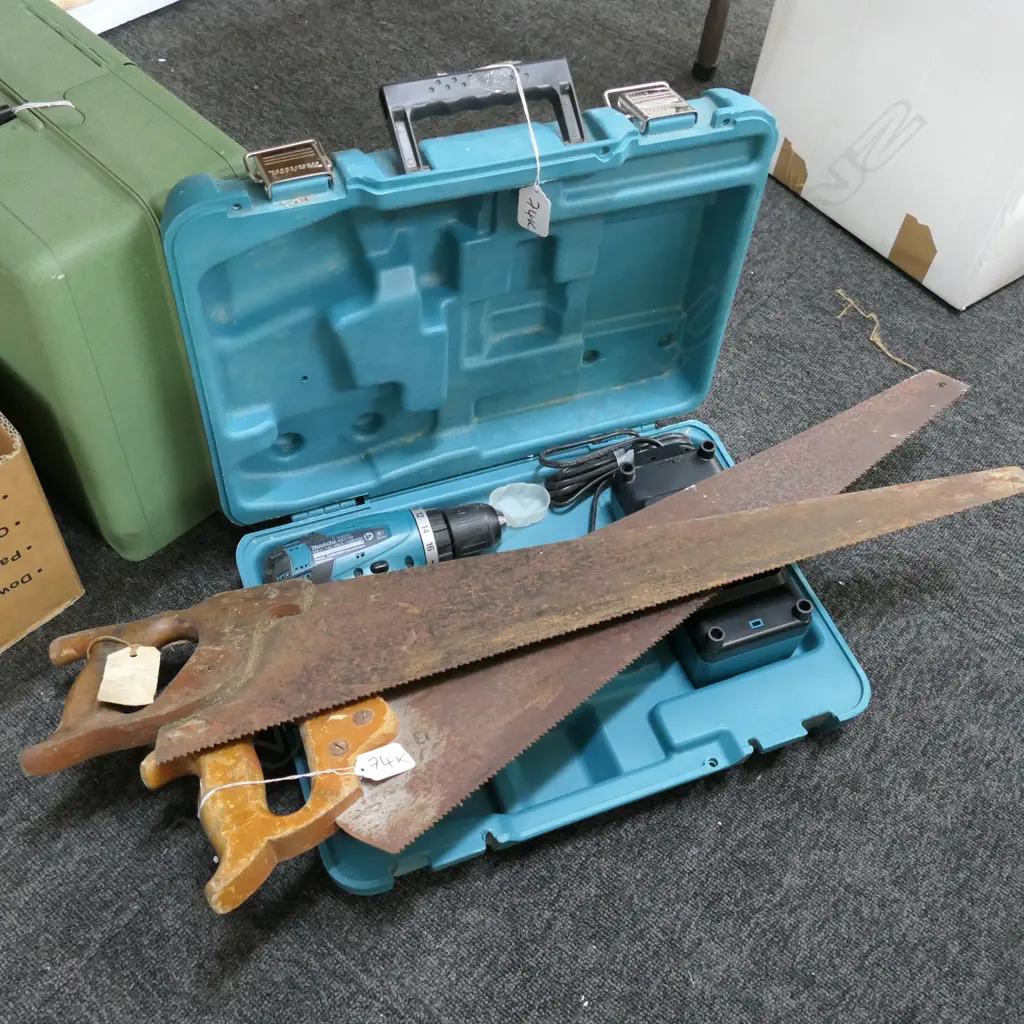 MAKITA CORDLESS DRILL+ 2 SAWS Image 1++