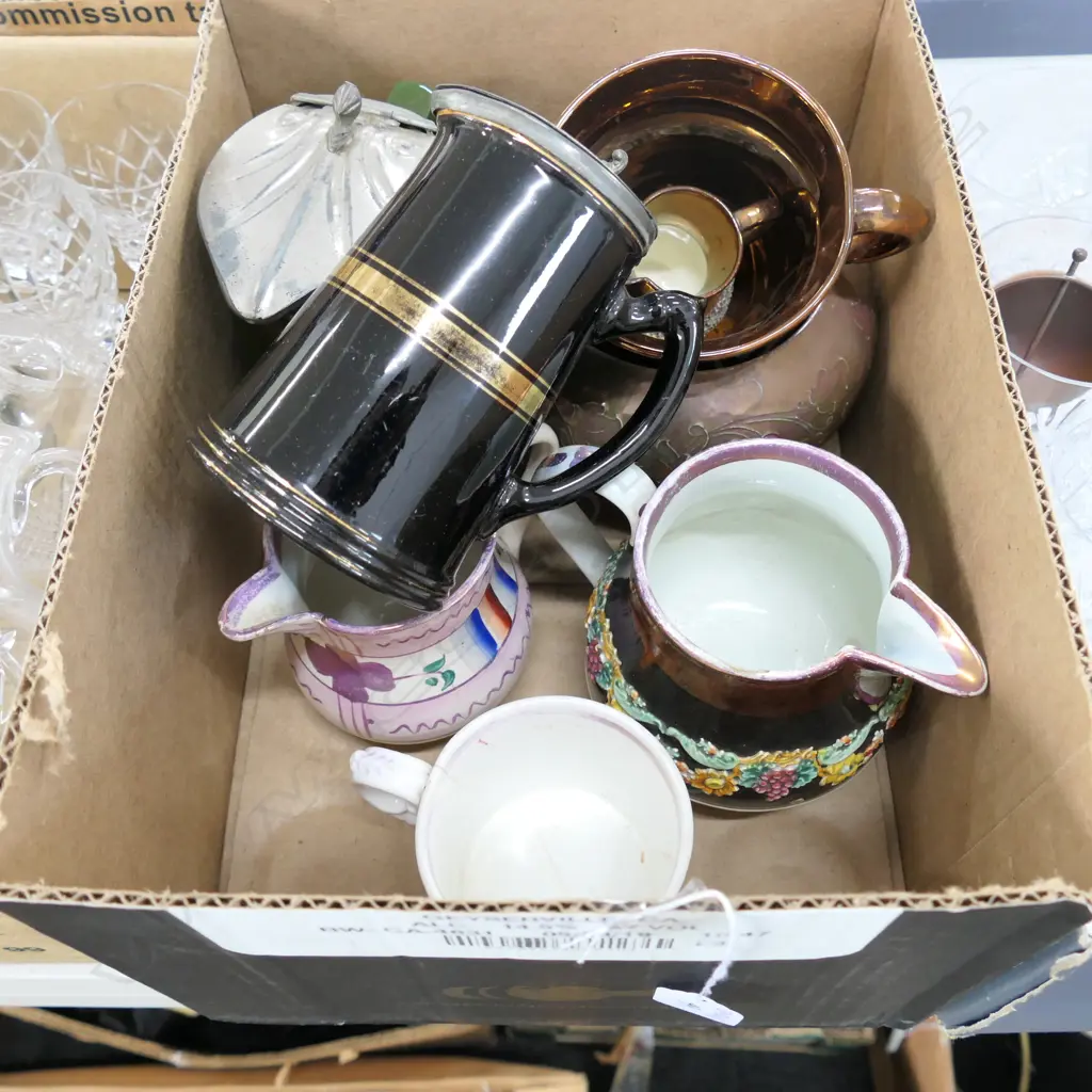 ASST VICT LUSTRE JUGS+MUGS ETC Image 1++