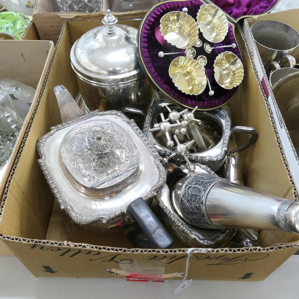 LOT ASST EP INCL. 3PC TEASET / CASED SALTS ETC Image 1++