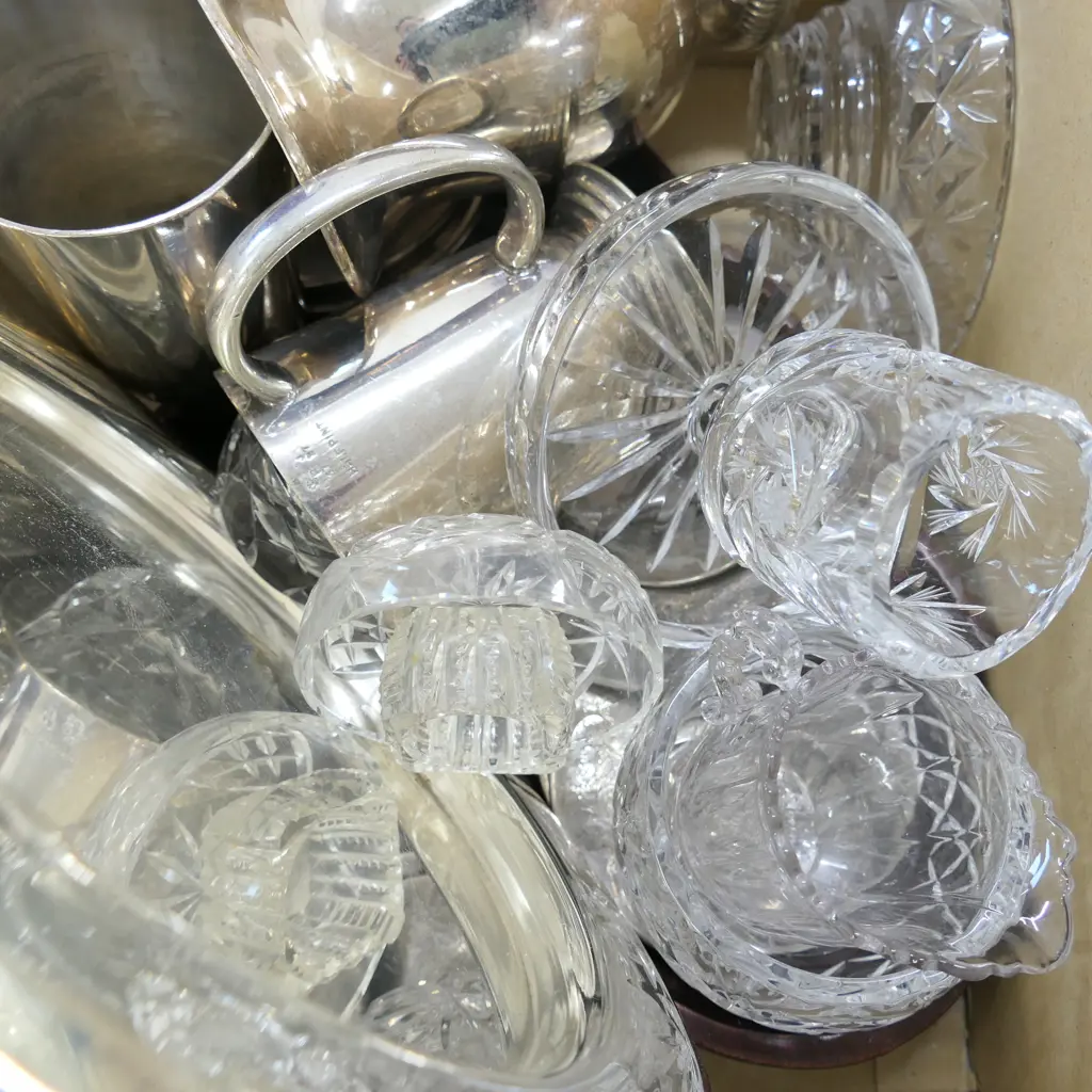 LOT ASST E.P WARE AND CRYSTAL Image 1++