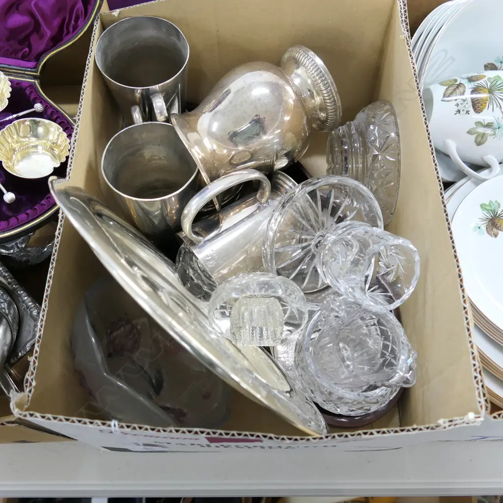 LOT ASST E.P WARE AND CRYSTAL Image 1++