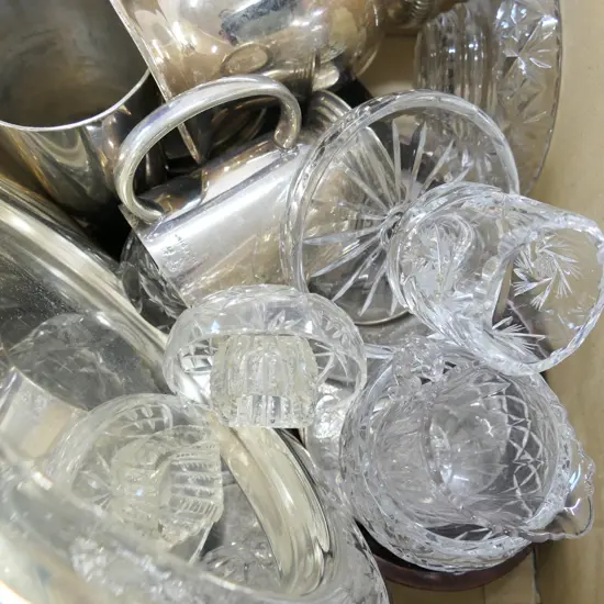 LOT ASST E.P WARE AND CRYSTAL