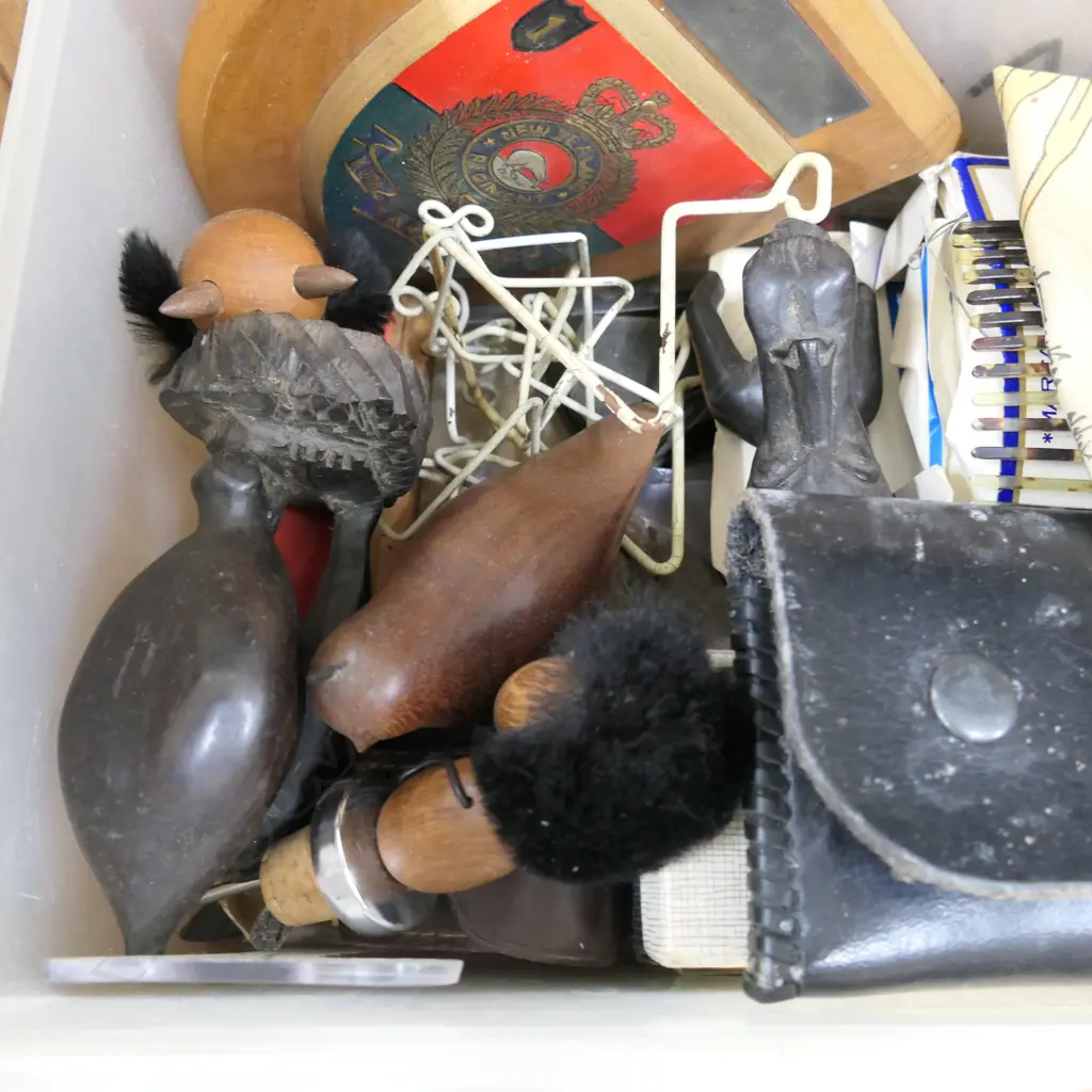 BOX OF MISCELLANEOUS, CARDS, DRILL BRACE ETC Image 1++