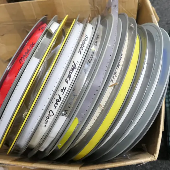 BOX LOT 12 FILM REELS