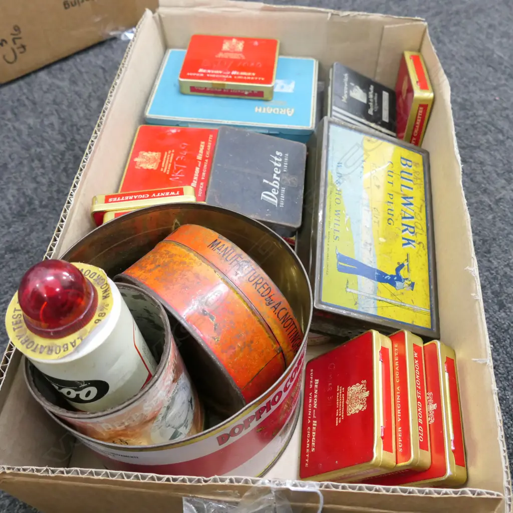 VINTAGE TOBACCO TINS ETC Image 1++